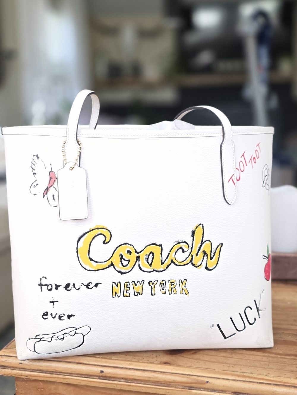 Coach Sketch City Tote - Picture 2 of 10